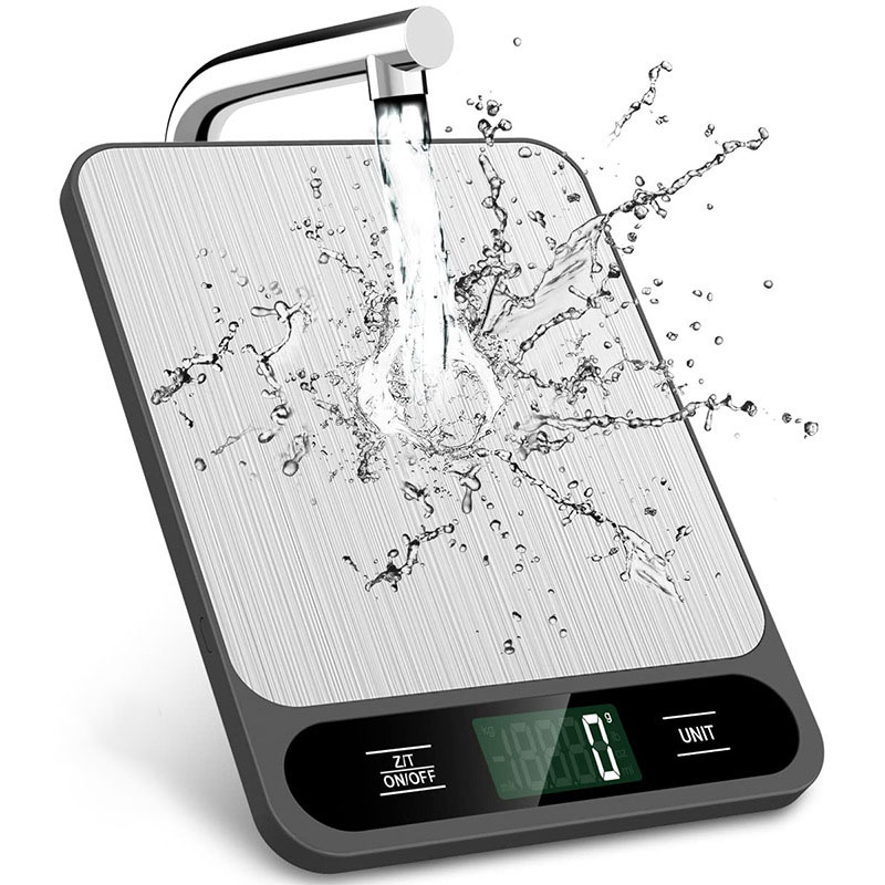 Candle Wax Scale - เครื่องชั่งอาหารดิจิตอลแบบอิเล็กทรอนิกส์สำหรับทำขนม วัสดุสแตนเลส รับน้ำหนักได้ 10 กก. ความแม่นยำ