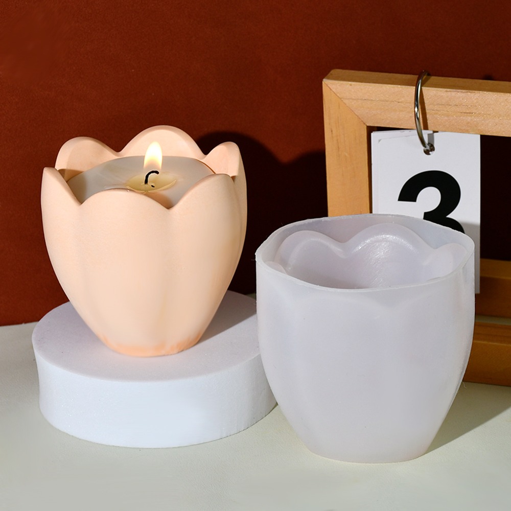 ทิวลิปเทียนผู้ถือแม่พิมพ์ซิลิโ - Candle Containers บทวิจารณ์และราคา