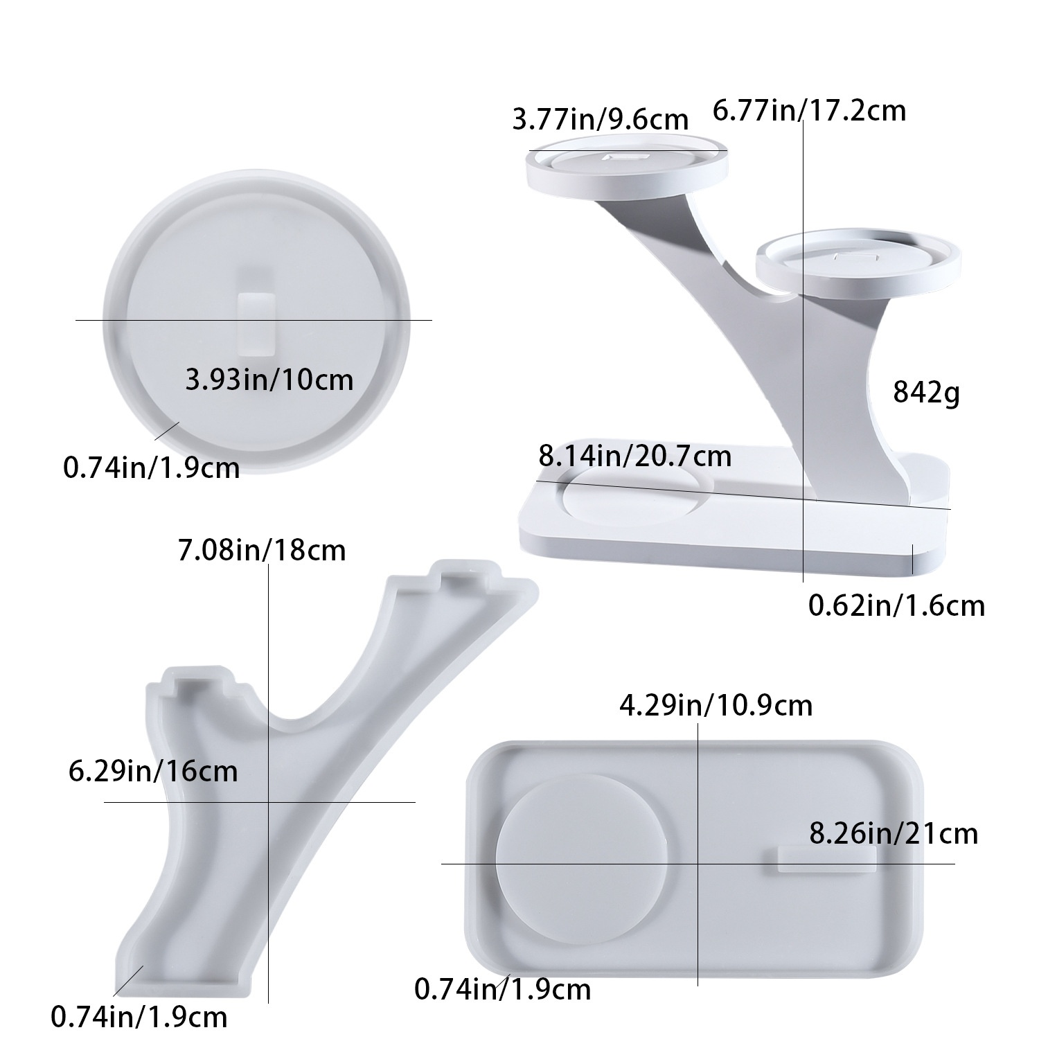 แม่พิมพ์เรซิ่นอีพ็อกซี่ DIY สำ - Candle Molds บทวิจารณ์และราคา