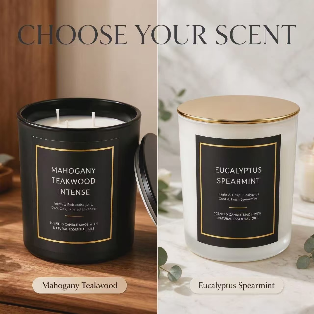 เทียนหอม กลิ่นหอมโรแมนติก เครื - Soy Wax บทวิจารณ์และราคา