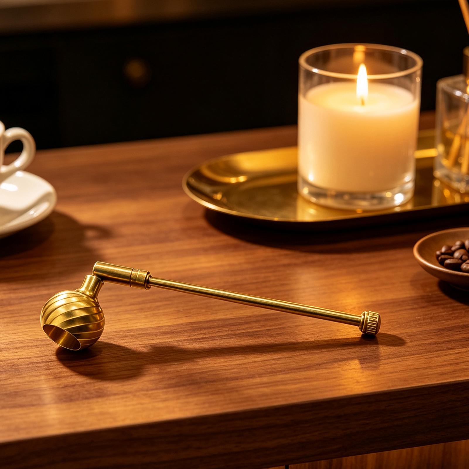 ที่ดับไฟเทียนแบบโลหะพร้อมด้ามจ - Candle Wick บทวิจารณ์และราคา