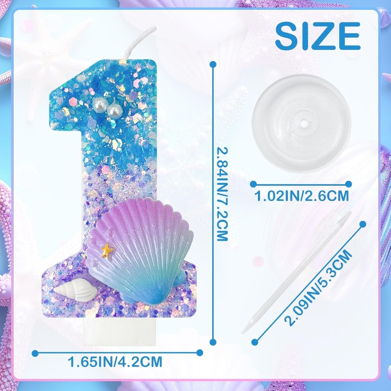 เทียนวันเกิดเปลือกสีม่วงแบบตัว - Paraffin Wax บทวิจารณ์และราคา