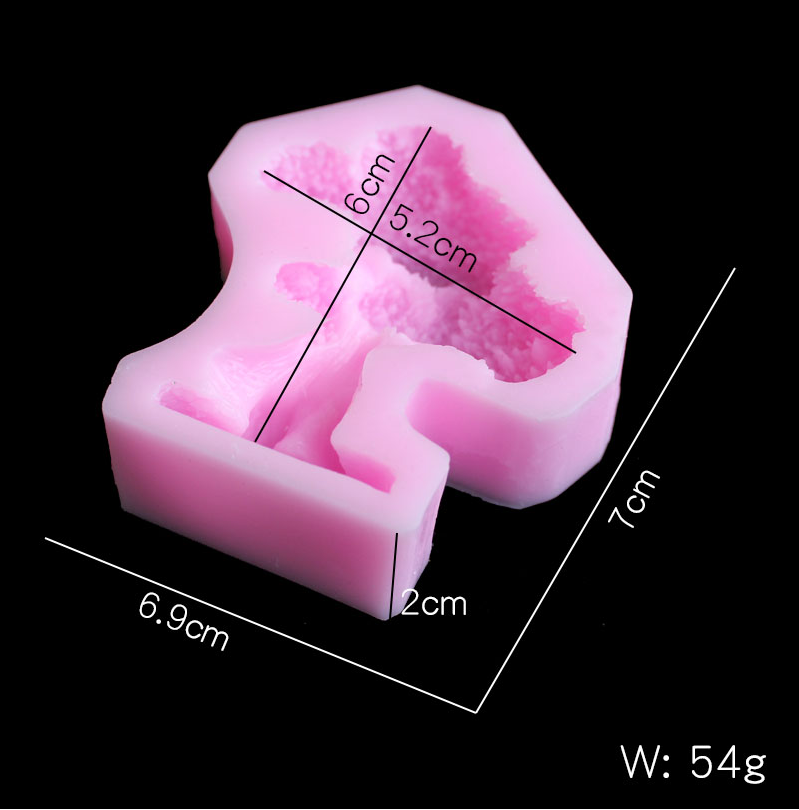 แม่พิมพ์ซิลิกาเจลต้นสน DIY ลูก - Candle Molds บทวิจารณ์และราคา