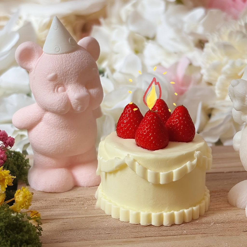 แม่พิมพ์ซิลิโคนรูปหมีน่ารัก DN - Candle Molds บทวิจารณ์และราคา