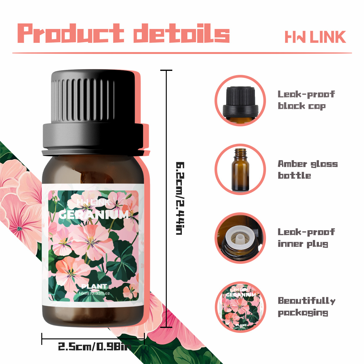 น้ำมันหอมระเหยเจอเรเนียม 10 มล - Silk Candle บทวิจารณ์และราคา