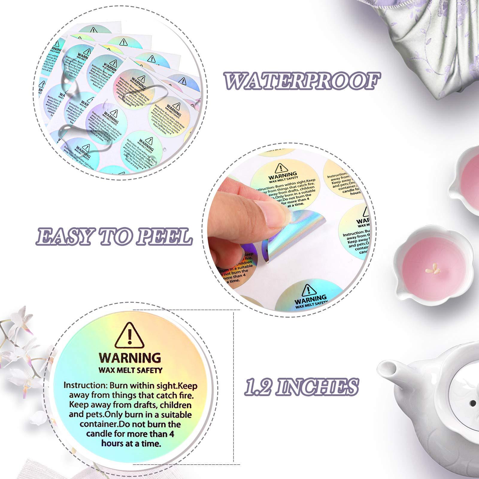สติกเกอร์เตือนความปลอดภัยสำหรั - Candle Containers บทวิจารณ์และราคา